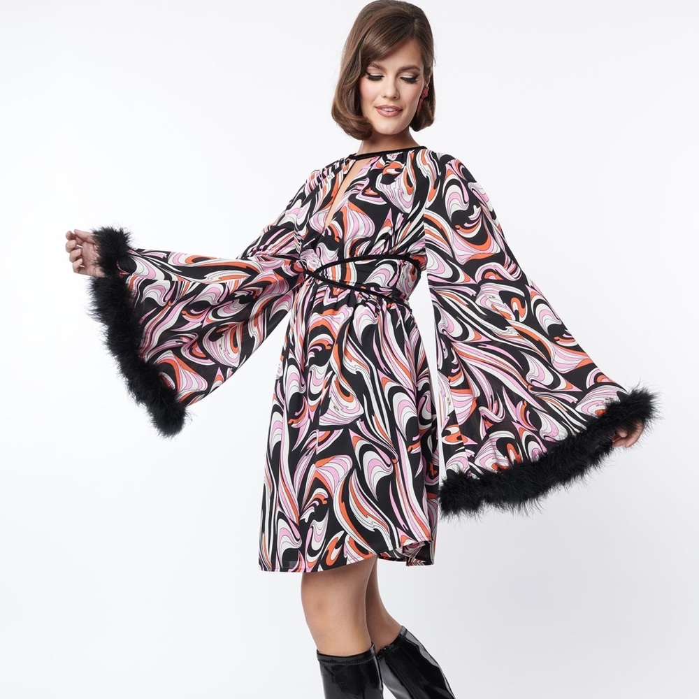 NWT Smak Parlour (Unique Vintage) 60s Retro Dress